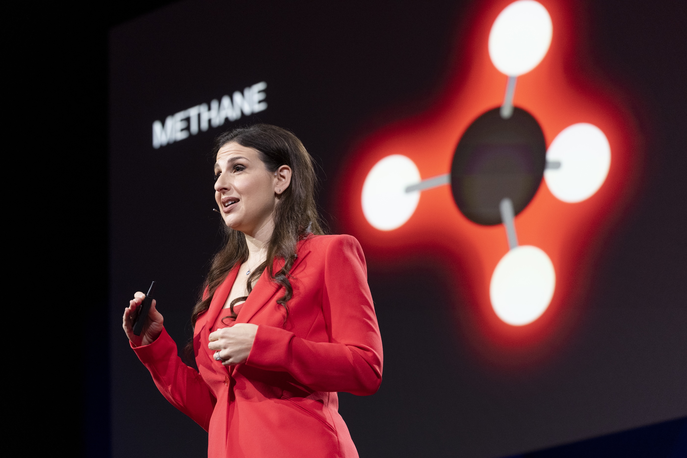 Dr. Ilissa Ocko delivers a talk about methane