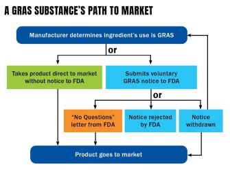 A GRAS substance's path to market infographic